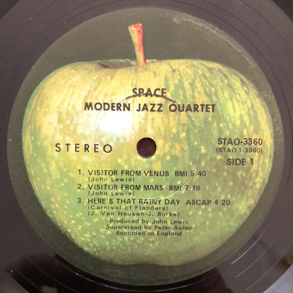 Modern Jazz Quartet Vinyl Album Space